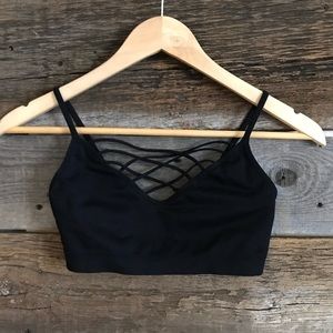 Criss cross bralette